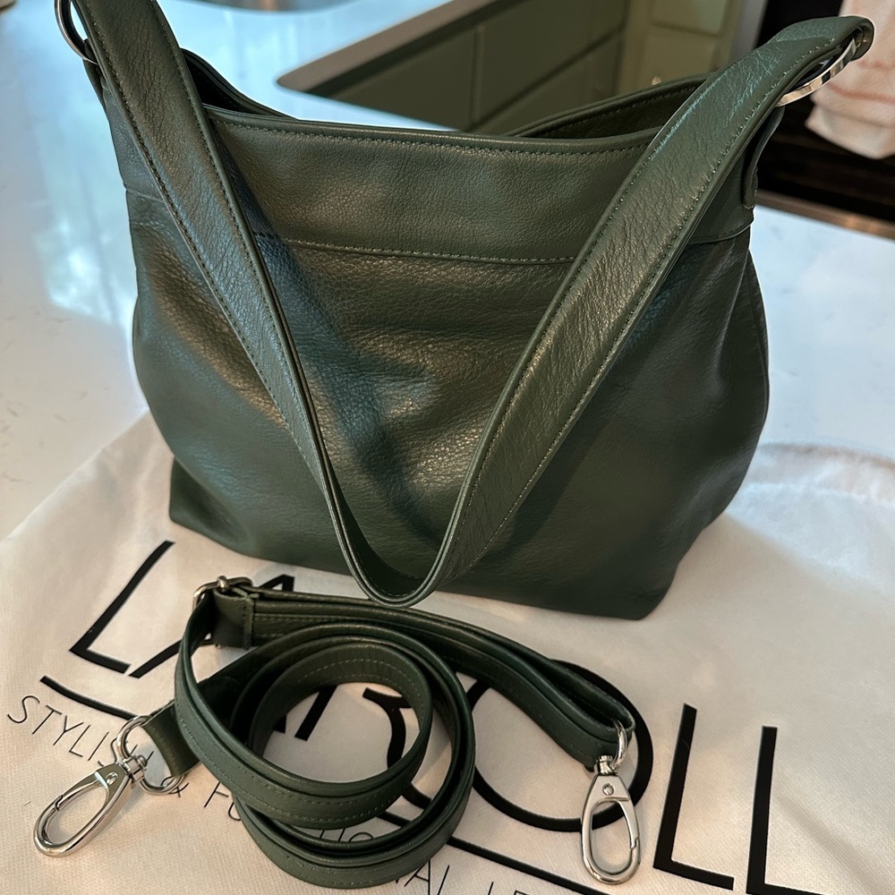 Custom made genuine leather Laroll handbag - Picture 2 of 7